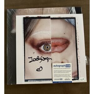 Lady Gaga Authographed Mayhem Signed 12x12 Art Card Vinyl COA #SD86332